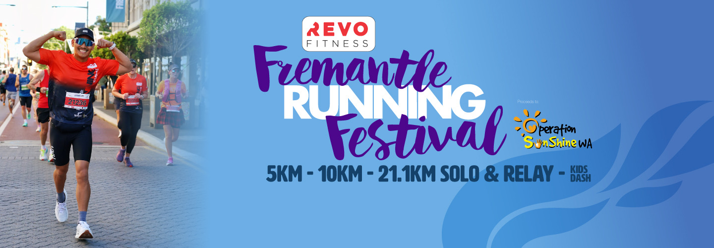 Revo Fitness Fremantle Running Festival banner