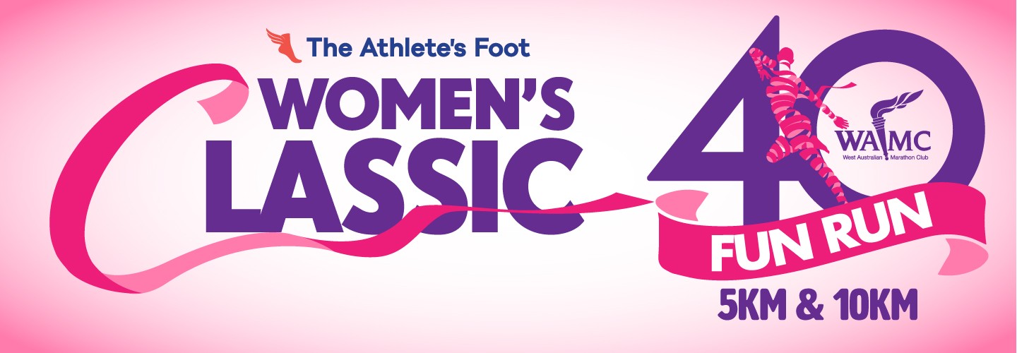 The Athletes Foot Women's Classic Fun Run banner