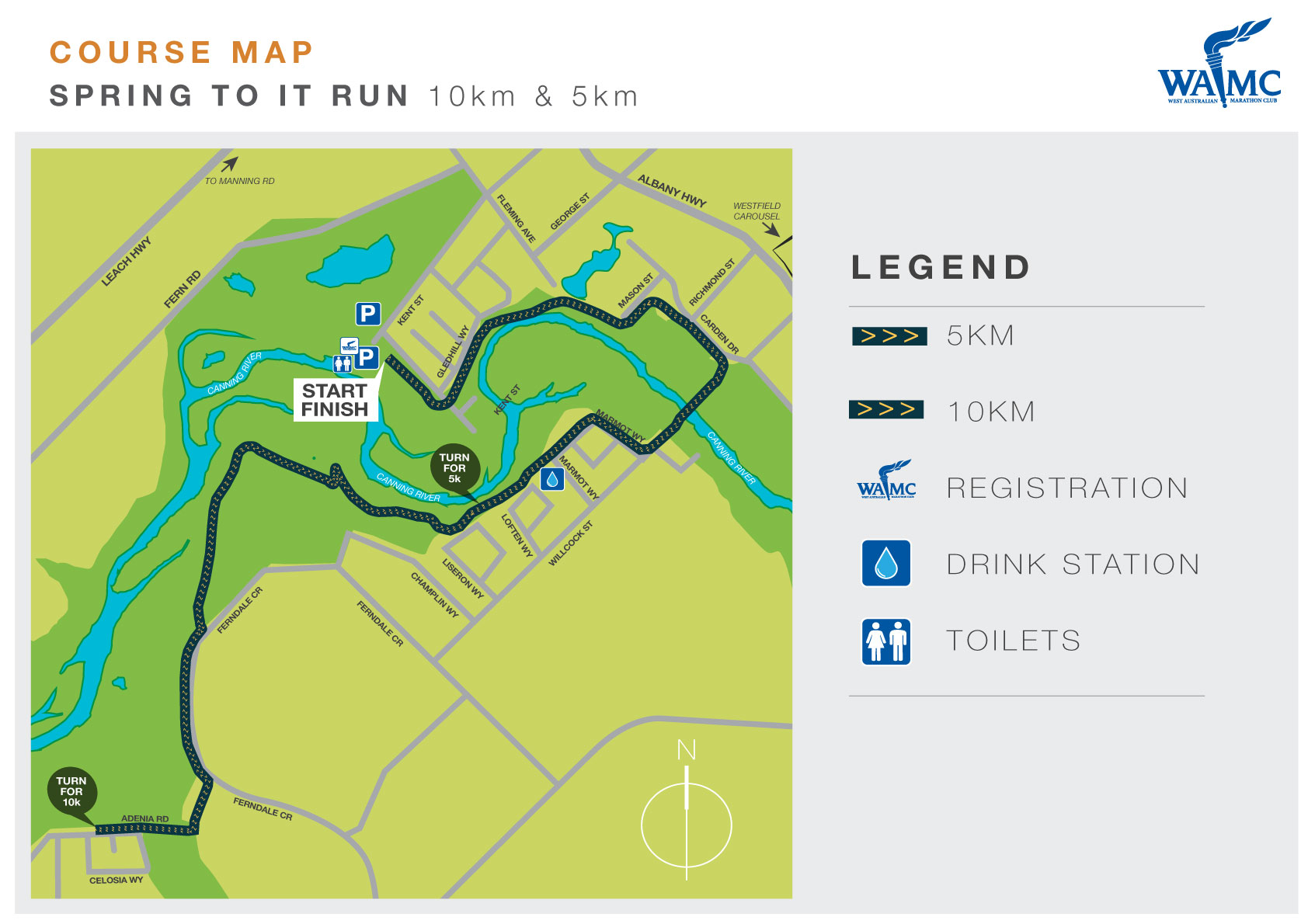 Map of the event