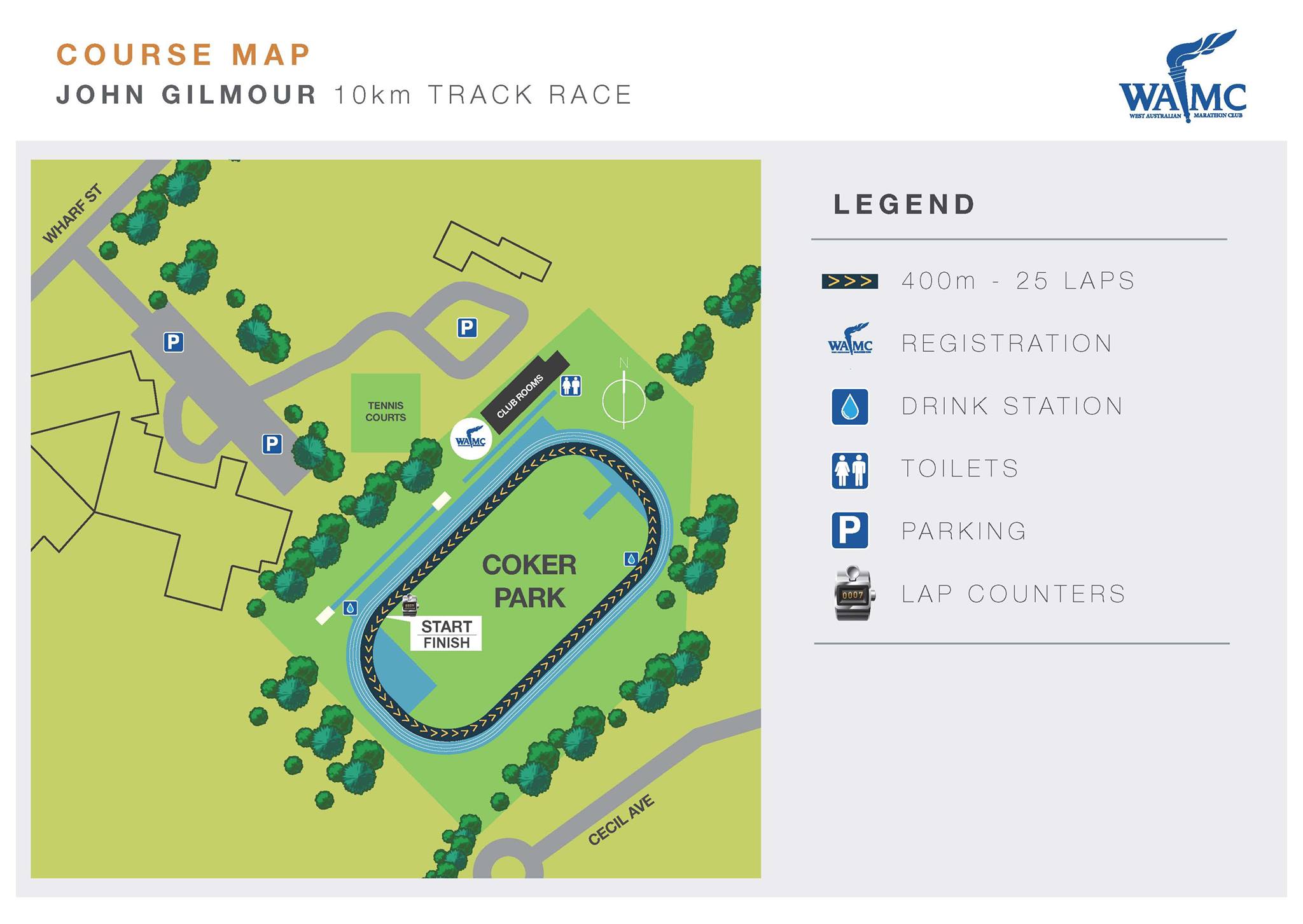 Map of the event