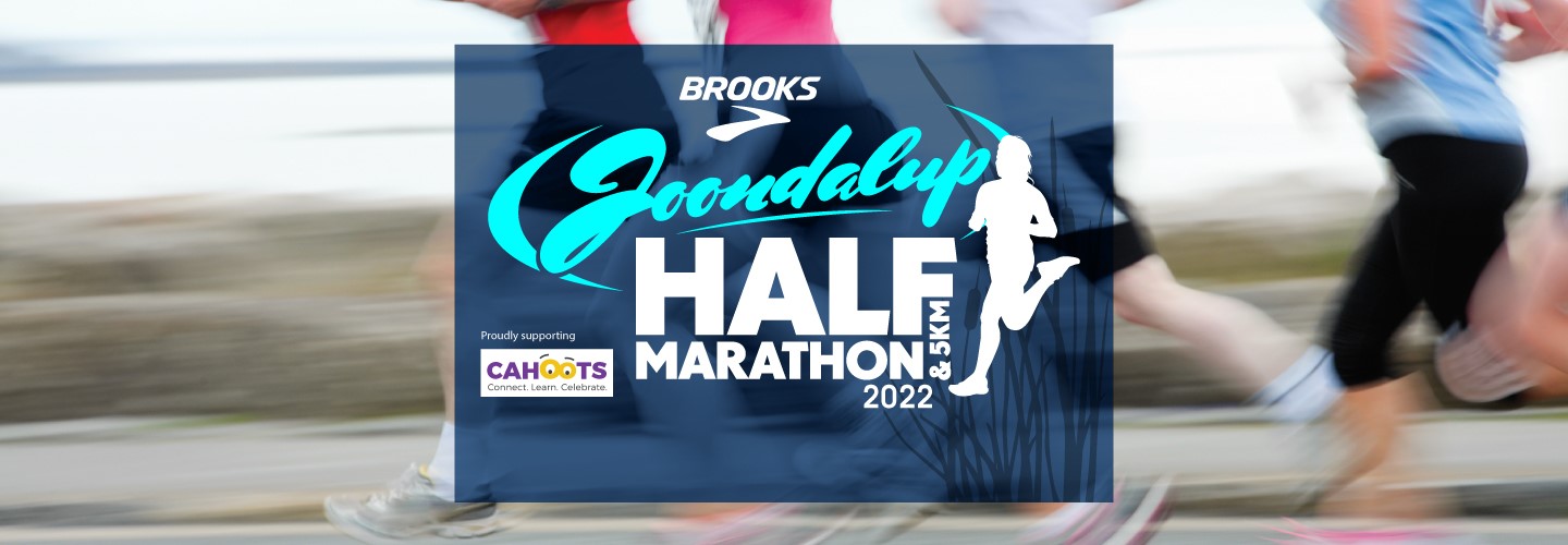 Brooks Joondalup Half Marathon & 5km banner
