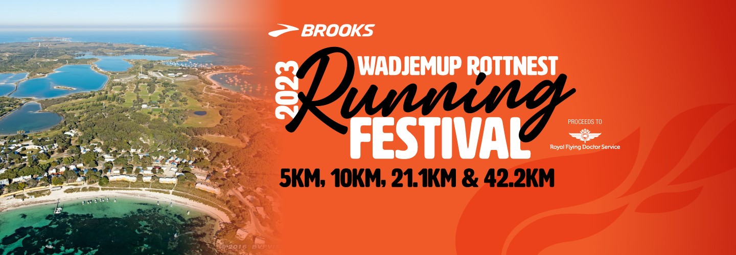 Brooks Rottnest Running Festival banner
