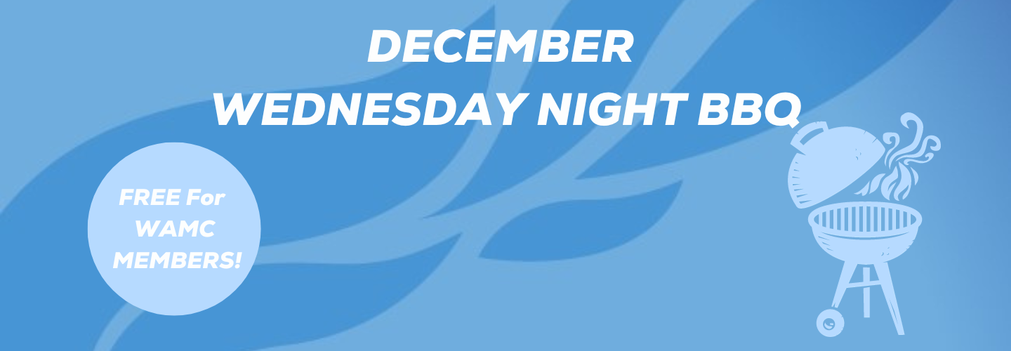 December Wednesday Night BBQ banner