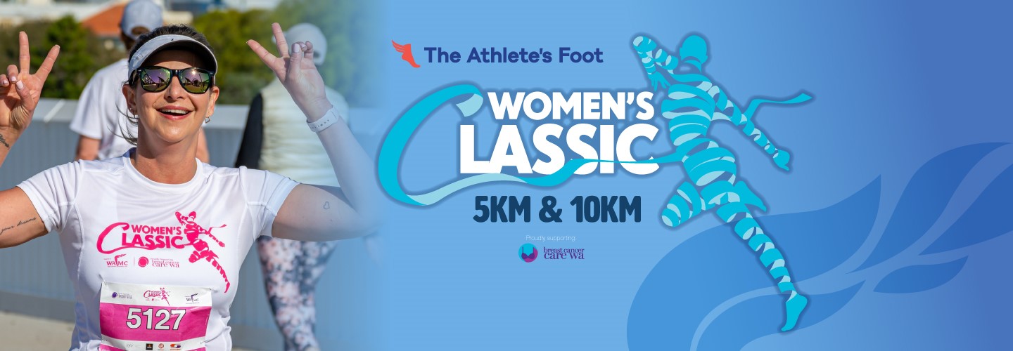 The Athletes Foot Women's Classic Fun Run banner