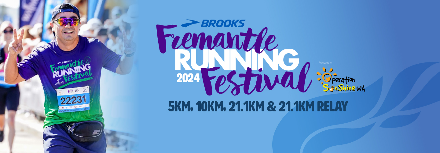 Brooks Fremantle Running Festival banner