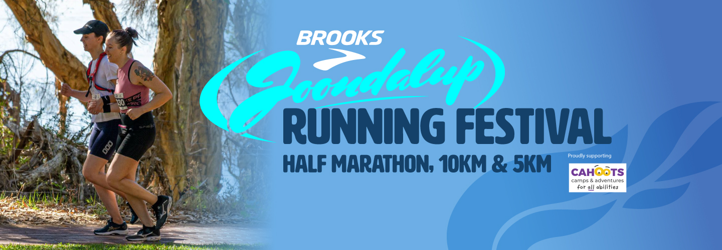 Brooks Joondalup Running Festival banner
