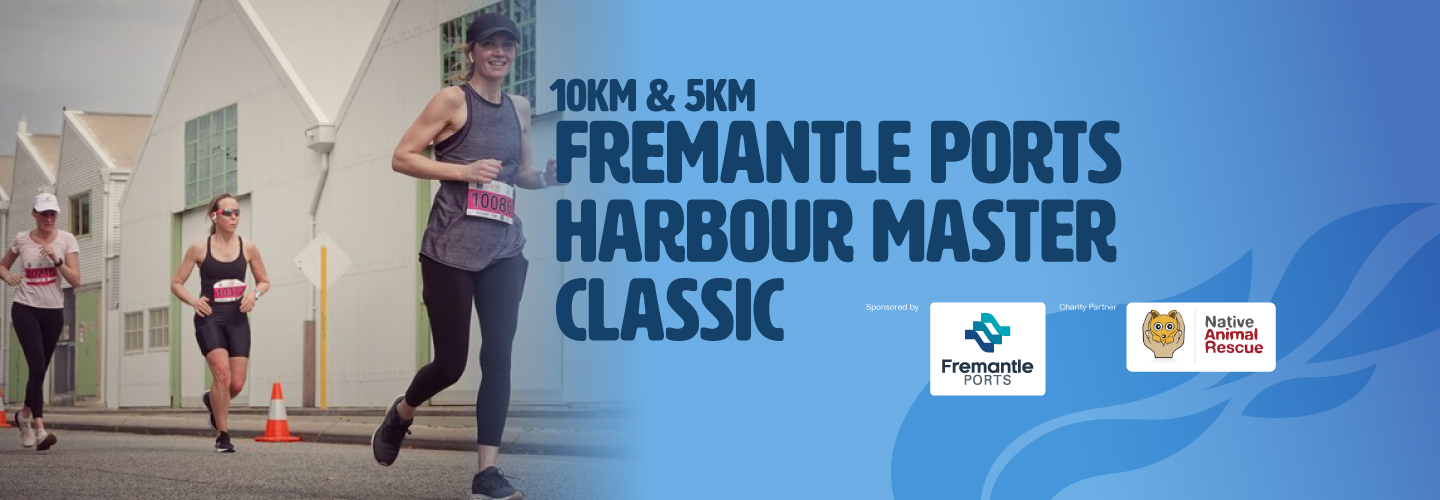 Fremantle Ports Harbour Master Classic Fun Run banner