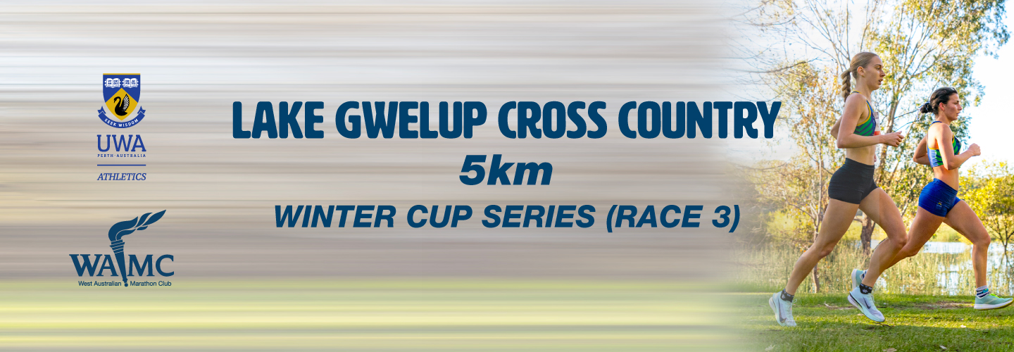 Lake Gwelup 5km Cross Country (Race 3 of the Winter Cup Series) banner