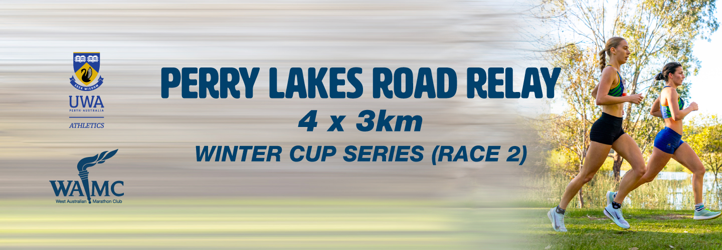 Perry Lakes Road Relay (Race 2 of Winter Cup Series) banner