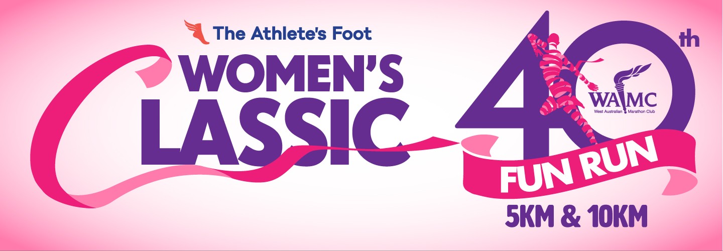 The Athletes Foot Women's Classic Fun Run banner