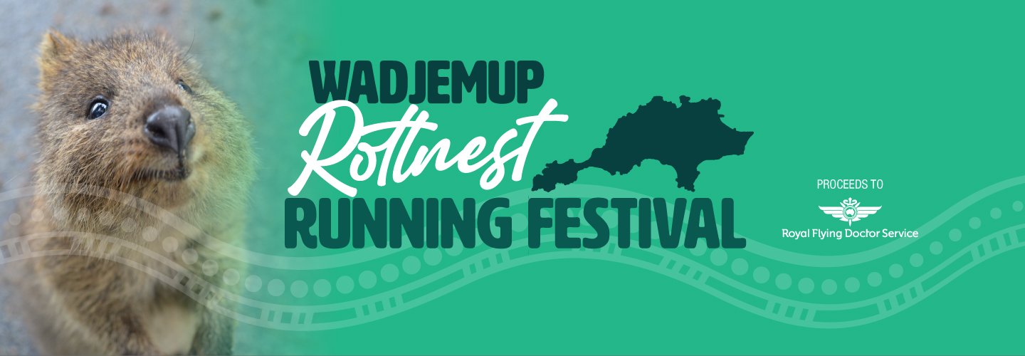 Wadjemup Rottnest Running Festival banner
