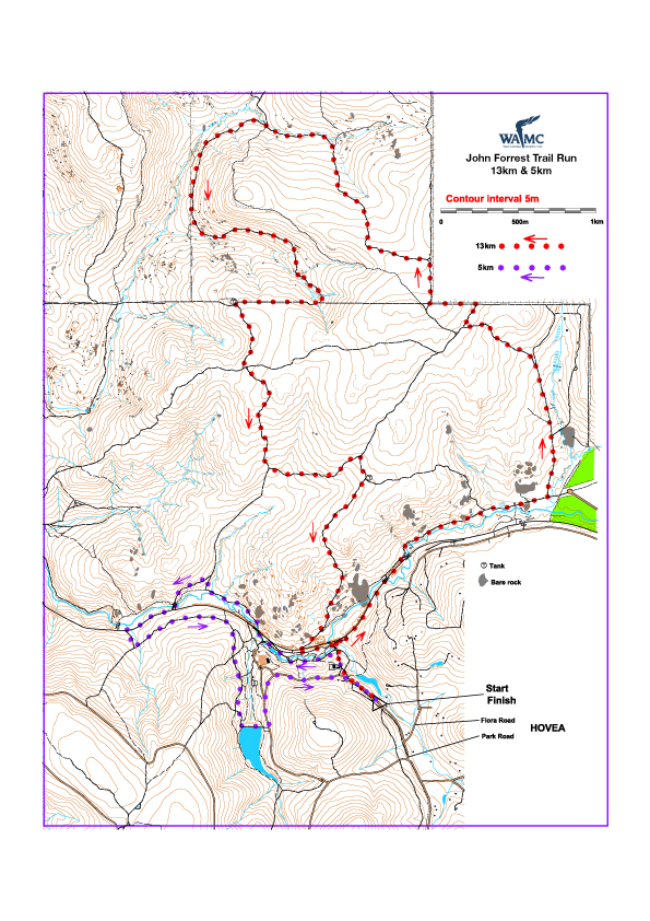 Event details for John Forrest Trail Run | West Australian Marathon Club
